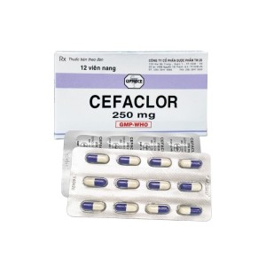 Thuốc kháng sinh Cefaclor 250mg Uphace (12 viên/hộp)